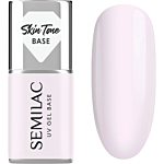 Semilac Baza do lakierów hybrydowych Skin Tone Cover Base, Milky Pink 