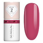 Semilac Lakier do paznokci Easy Off, L17 Pink Coral