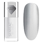 Semilac Smalto classico Nail Lacquer, 115 Silver Chrome