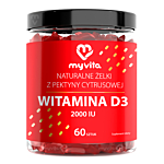 MyVita Witamina D3 2000 j.m. Żelki naturalne, 60 szt.