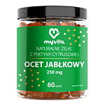 MyVita Ocet jabłkowy Żelki naturalne, 60 szt.