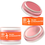 Face Boom Make-Up Duo Blush & Highlighter, 02 Pink
