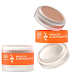 Face Boom Make-Up Duo Bronzer & Highlighter, 01 Cool 