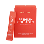 Natu.Care Premium Collagen, Truskawka-Rabarbar 5000mg, proszek, 30 sasz.