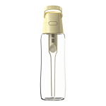 Dafi Solid Glass Butelka z wkładem filtrującym, Yellow Butter, 600ml 