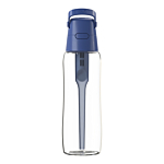 Dafi Solid Glass Butelka z wkładem filtrującym, Navy Cobalt, 600ml 