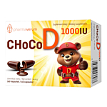 Pharmaverum ChocoD 1000 IU Kapsułki miękkie do żucia, 60 szt.