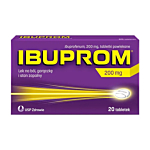 Ibuprom 200mg Tabletki przeciwbólowe i przeciwgorączkowe, 20 tabl.