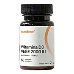Sundose Witamina D3 Vege 2000 Iu 60 Szt.