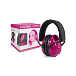 Haspro Kids Earmuffs Girl Nauszniki ochronne dla dzieci od 3 lat, Różowe  1szt
