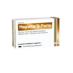 Magnefar B6 Forte 100 mg +10,10 mg, Tabletki powlekane 60 szt.