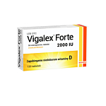 Vigalex Forte 2000 j.m. Tabletki, 120 szt.