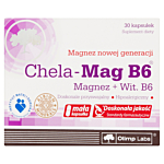 Olimp Chela-Mag B6, Suplement diety z magnezem i witaminą B6, 30 kapsułek