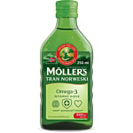 Mollers Tran Norweski Smak jabłkowy Płyn