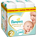 Pampers Premium Care Pieluchy (2), 240 szt.