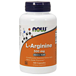 Now Foods L-Arginine 500 mg, 100 Kapsułek