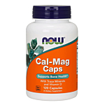 Now Foods Cal-Mag, Suplement diety z wapniem i magnezem, Kapsułki