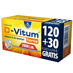 D-Vitum Forte 2000 j.m., Witamina D dla dorosłych, Kapsułki