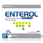 Enterol 250 mg, 20 Kapsułek