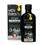 EstroVita Men, Kwasy omega-3-6-9 z czterech olejów roślinnych, Płyn