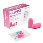 Haspro Multi Stopery do uszu piankowe, Kolor różowy