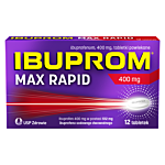 Ibuprom MAX Rapid tabletki powlekane 400 mg, 12 tabl.