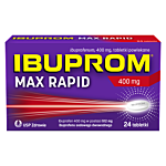 Ibuprom MAX Rapid tabletki powlekane 400 mg, 24 tabl.