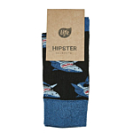 Life Skarpetki Bawełniane Hipster Wzór Rekin Rozm. 43-46