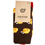Life Calzini Hipster Motivo Pollo Taglia 43-46