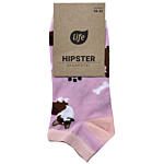Life Stopki Bawełniane Hipster wzór Pieski rozm. 39-42