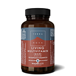 Terranova Living Multivitamin Man, Zestaw witamin i minerałów z wyciągami roślinnymi, Kapsułki