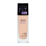 Maybelline Fit Me Luminous & Smooth Fondotinta Viso, 118