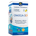 Nordic Naturals Omega-3D 690 mg, Smak cytrynowy, Kapsułki