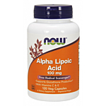 Now Foods Kwas alfa-liponowy, witamina C i witamina E 100 mg, Kapsułki