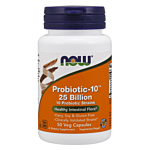 Now Foods Probiotic-10 25 Bilion, Suplement diety zawierający żywe kultury bakterii, Kapsułki