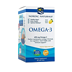 Nordic Naturals Omega 690 mg, Smak cytrynowy, Kapsułki