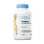 Osavi Omega-3 Olej Rybi 1000 mg, Smak cytrynowy, Kapsułki