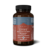 Terranova Living Multivitamin Woman, Zestaw witamin i minerałów z wyciągami roślinnymi, Kapsułki
