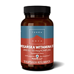Terranova Wegańska Witamina D3 2000 IU Kompleks, Kapsułki