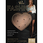 Veera Fashion Rajstopy Wzorzyste Kropki Czarny M