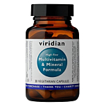 Viridian High Five Multivit & Mineral Formula, Zestaw witamin i minerałów, Kapsułki