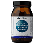 Viridian High Five Multivit & Mineral Formula, Zestaw witamin i minerałów, Kapsułki
