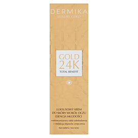 Dermika Luxury Gold 24K Luksusowy krem do sk&oacute;ry Wok&oacute;ł oczu Esencja Młodości