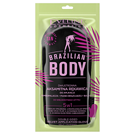 Eveline Cosmetics Brazilian Body Rękawica do samoopalacza Czarna 