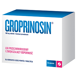 Groprinosin 500 mg, 50 tabl.