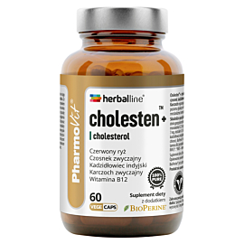 Pharmovit Herballine Cholesten + Cholesterol kapsułki