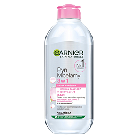 Garnier Skin Naturals Płyn micelarny do sk&oacute;ry wrażliwej 3w1