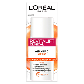 L'Or&eacute;al Paris Revitalift Clinical Rozświetlający krem na dzień z witaminą C SPF50+