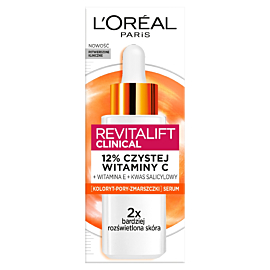 L&rsquo;Or&eacute;al Paris Revitalift Clinical Siero Viso 12% Vitamina C, Vitamina E, Acido Salicilico 30 ml
