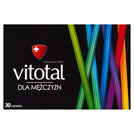 Vitotal dla Mężczyzn, Zestaw witamin i minerał&oacute;w, Tabletki